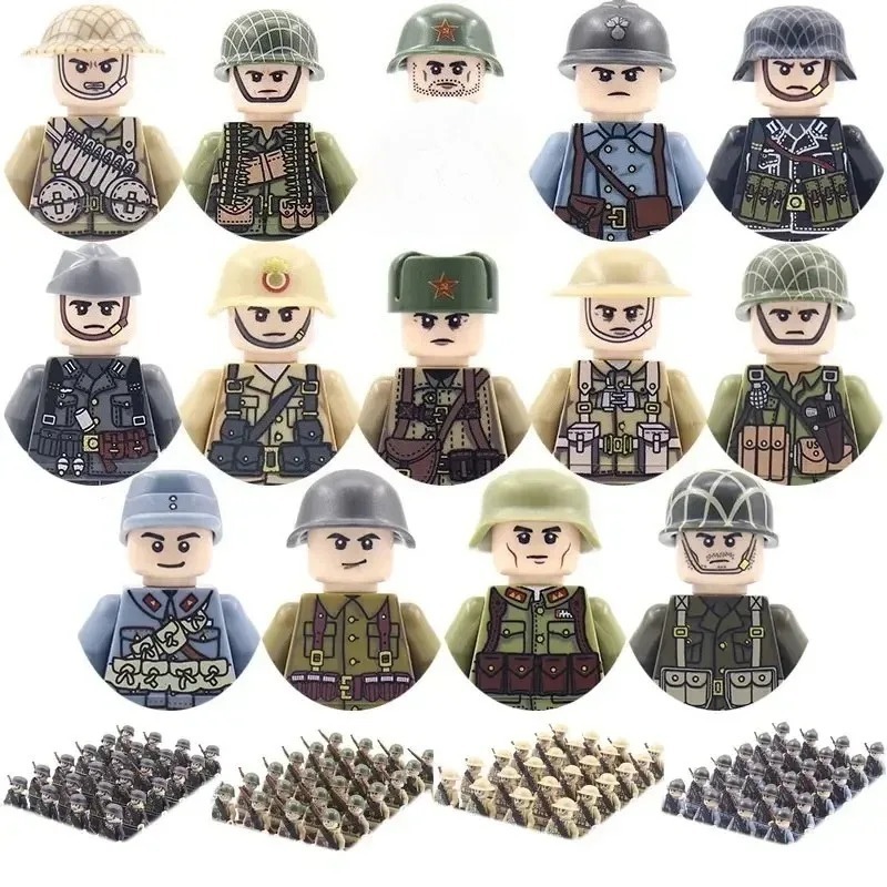 Ethnic Fashion World - 24pcs building blocks, World War II