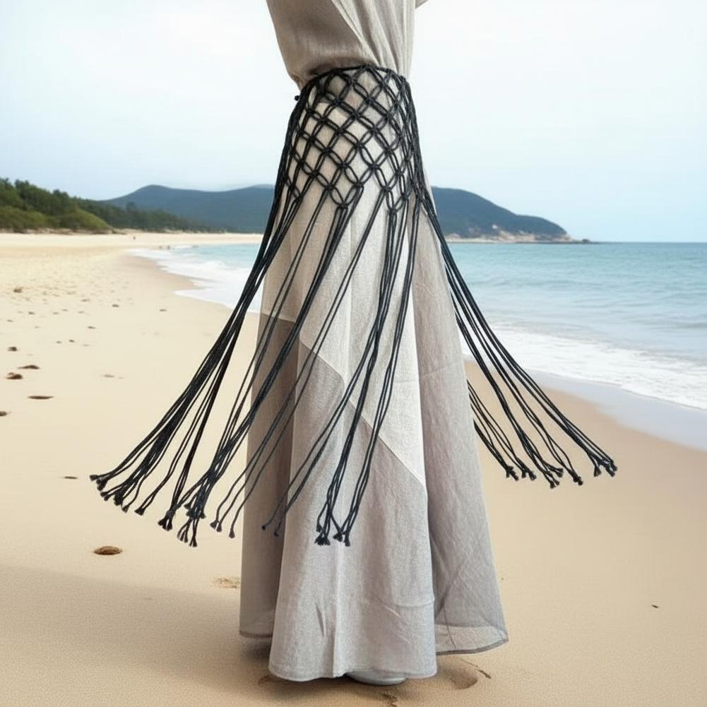 Ethnic Fashion Designer - High-end Bohemian Netted Fringe Waistband Decorative