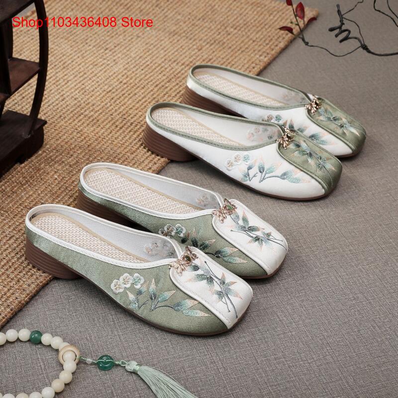 New Embroidered Slippers for H - Ethnic Fashion Style ulasan dan harga