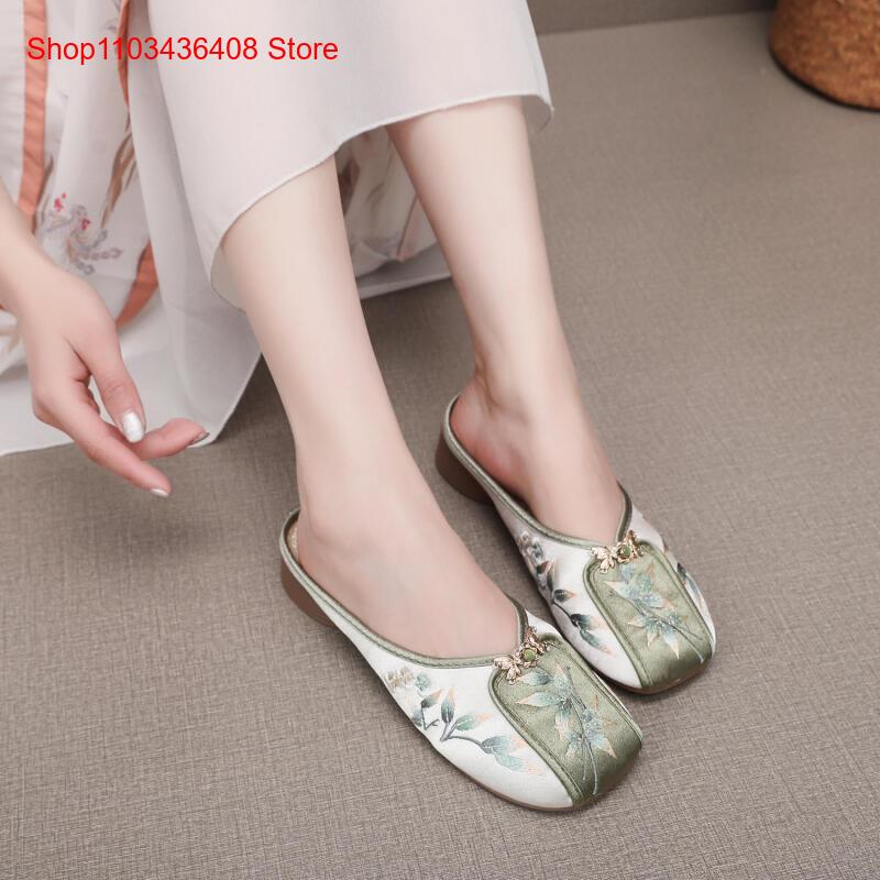 New Embroidered Slippers for H - Ethnic Fashion Style ulasan dan harga