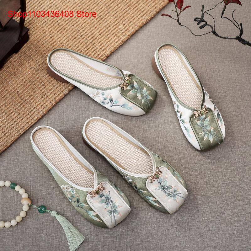 New Embroidered Slippers for H - Ethnic Fashion Style ulasan dan harga