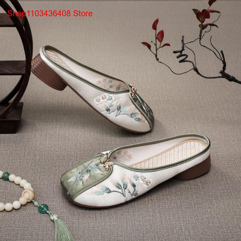 New Embroidered Slippers for H - Ethnic Fashion Style ulasan dan harga