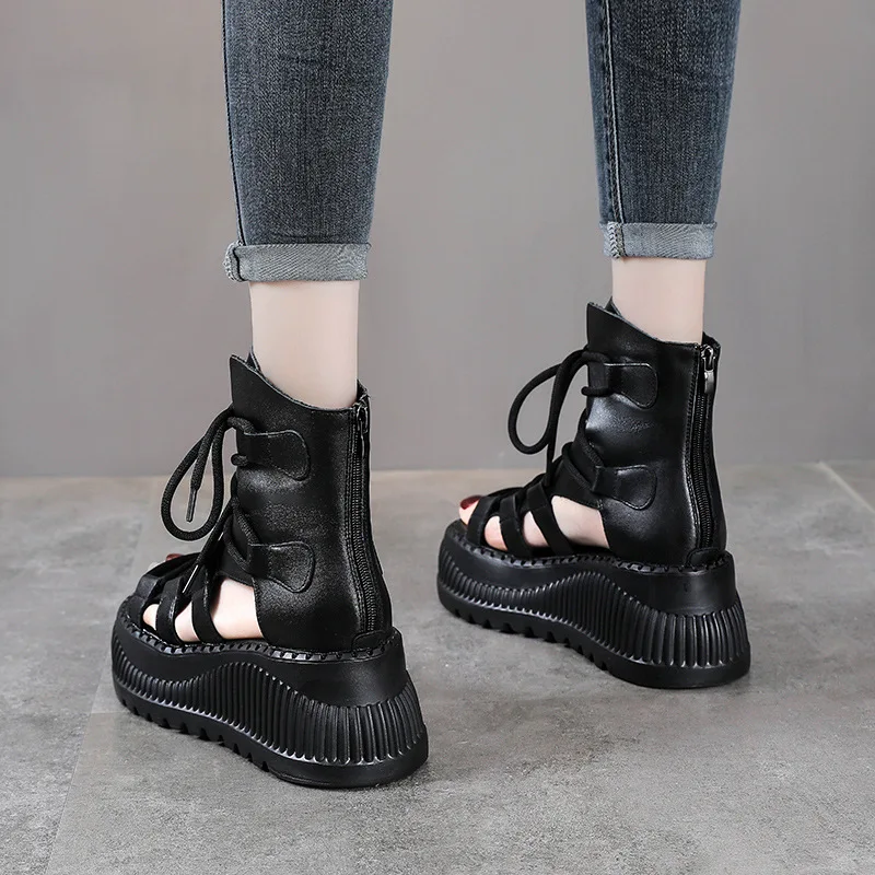 8CM Ethnic Cow Genuine Leather - Ethnic Fashion Style ulasan dan harga