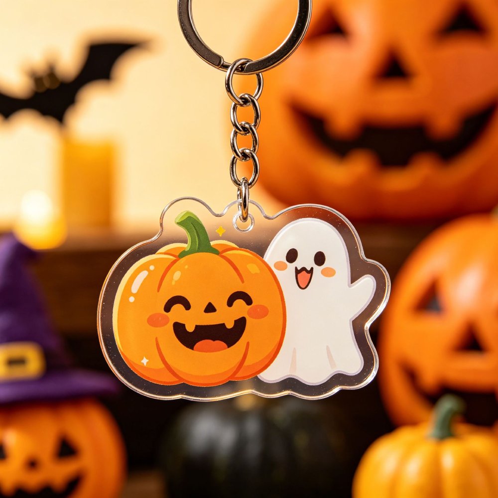 Halloween Haunted House Acryli - Ethnic Fashion House ulasan dan harga