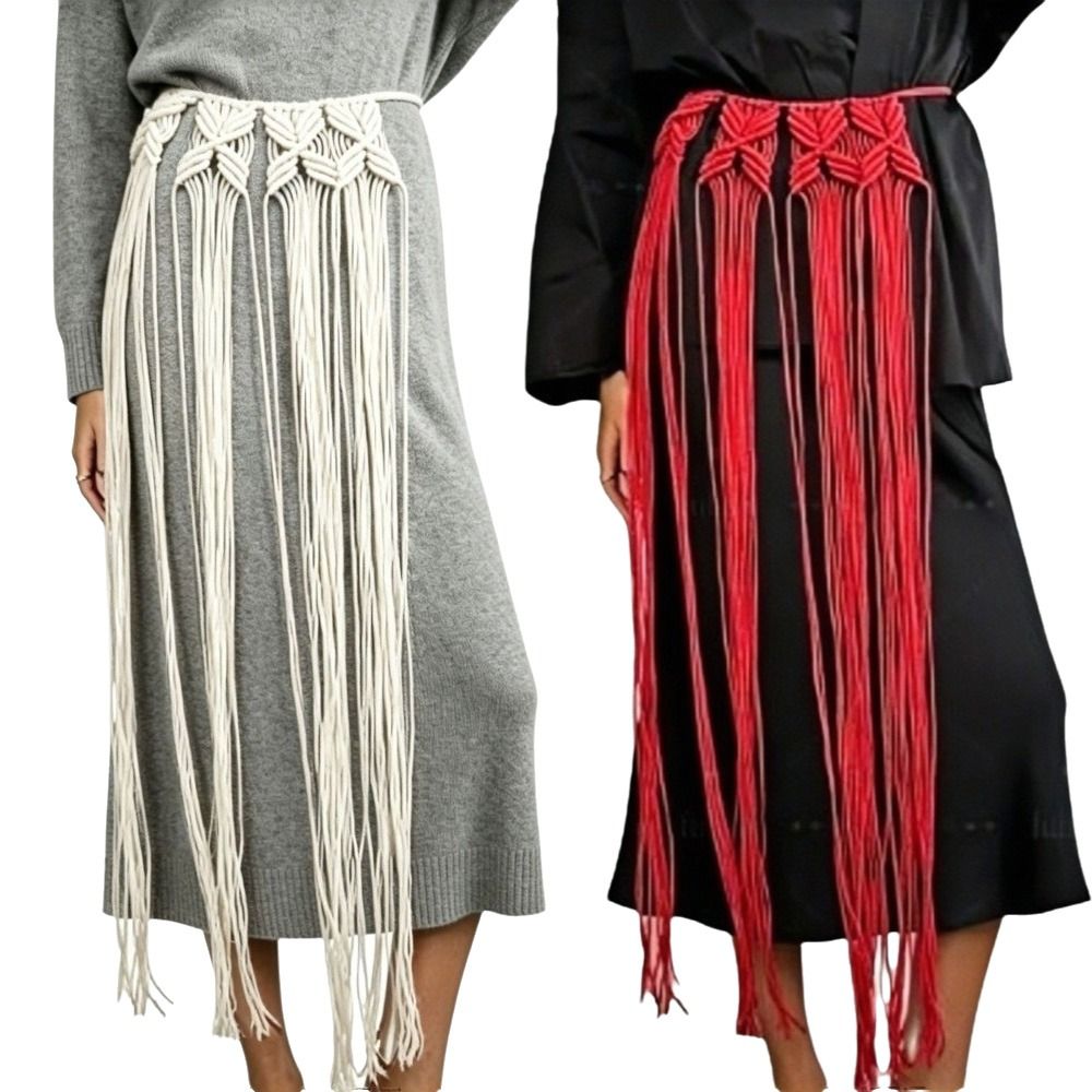 Fashion Bohemian Netted Fringe - Ethnic Fashion Designer ulasan dan harga