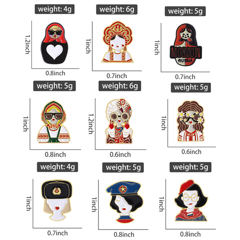 Cartoon Russian Girls Characte - Ethnic Fashion Images ulasan dan harga
