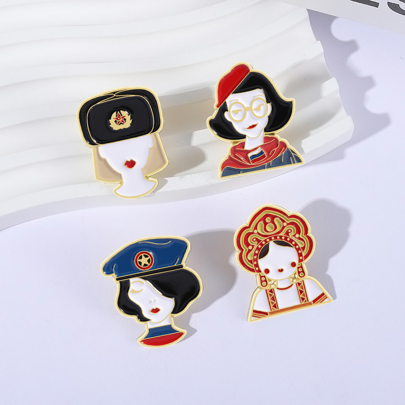 Cartoon Russian Girls Characte - Ethnic Fashion Images ulasan dan harga