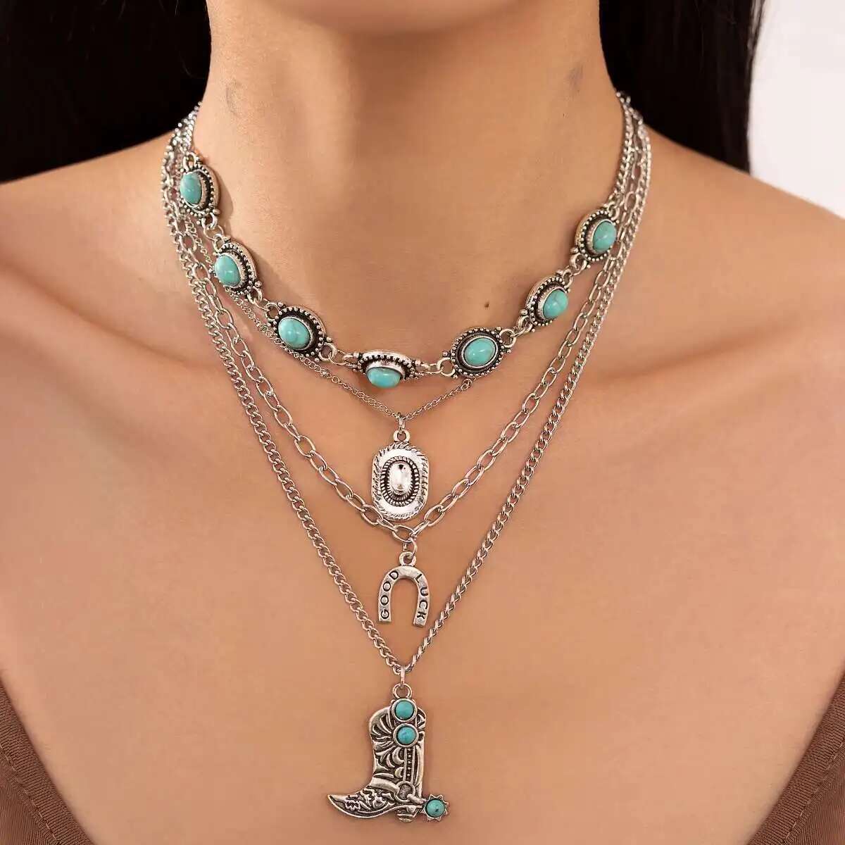 Ingemark 4Pcs/Set Ethnic Blue  - Ethnic Fashion Trends 2025 ulasan dan harga