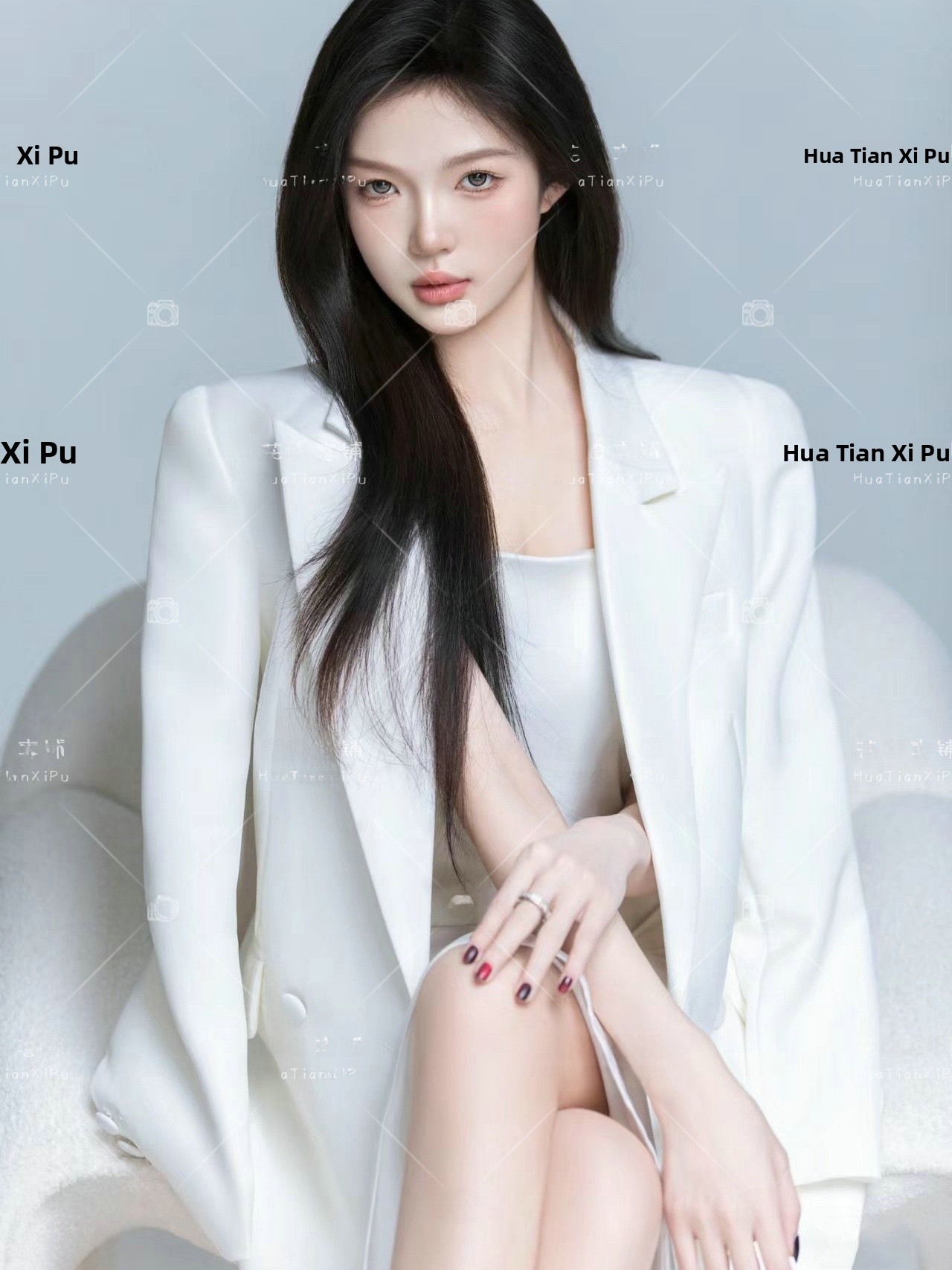 24 Studio New White Suit Theme - Ethnic Fashion Images ulasan dan harga