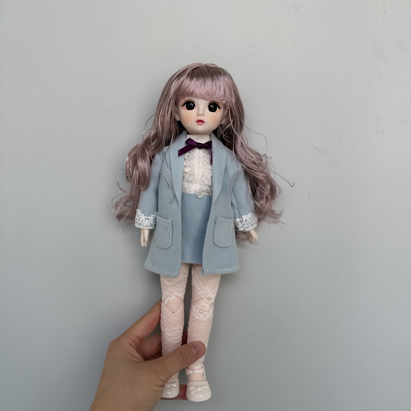28cm Girl Doll with Clothe Diy - Ethnic Fashion House ulasan dan harga