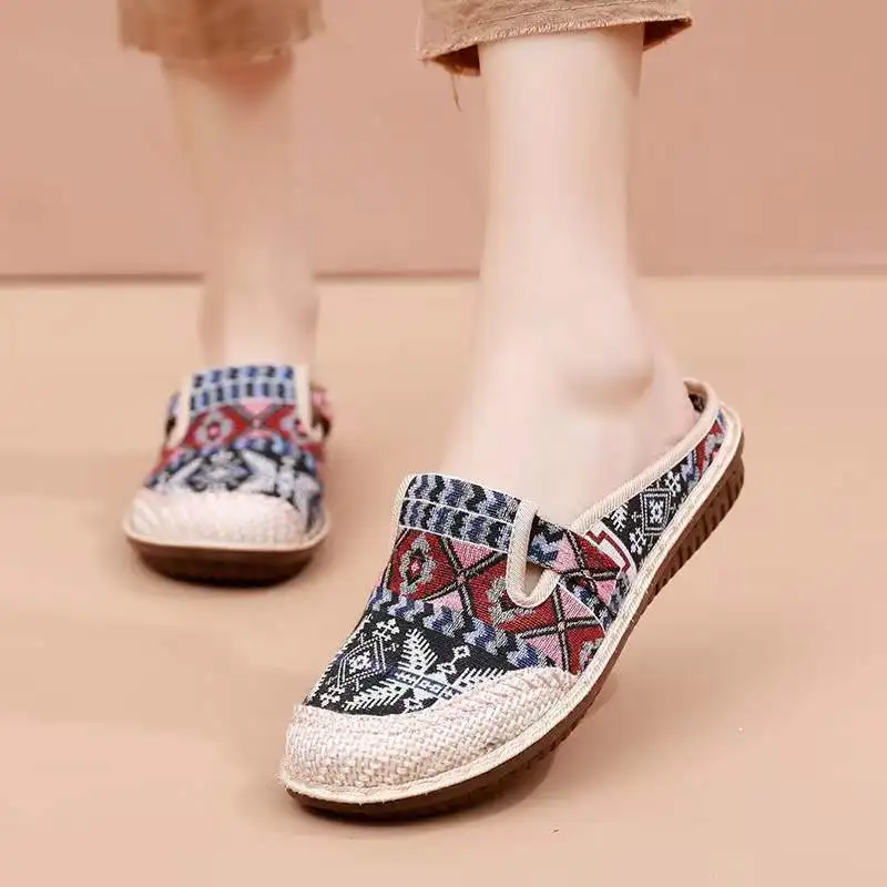 Womens Ethnic Style Slippers F - Ethnic Fashion Walk ulasan dan harga