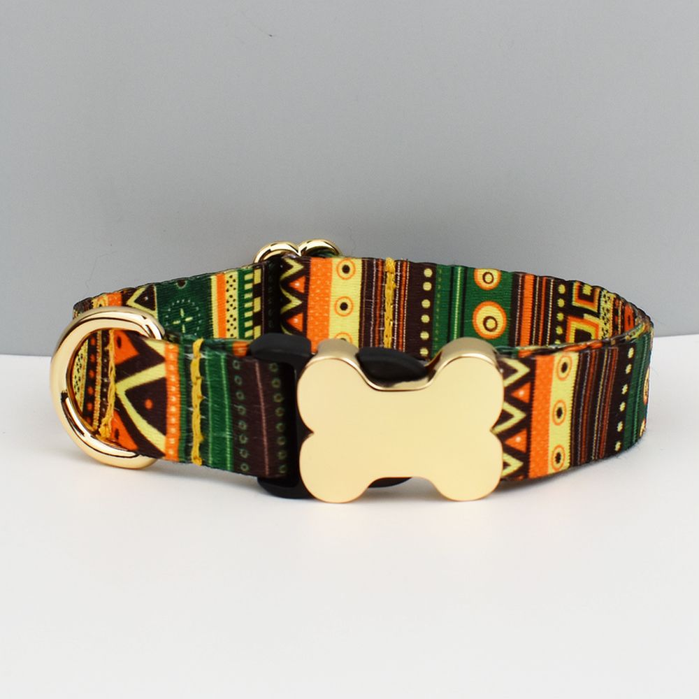 Durable Nylon Dog Collar Ethni - Ethnic Fashion Walk ulasan dan harga