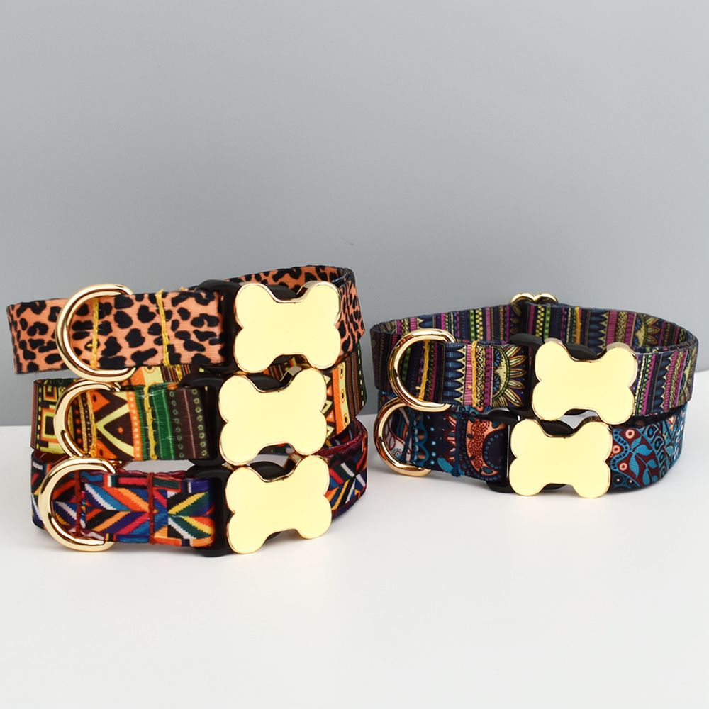 Durable Nylon Dog Collar Ethni - Ethnic Fashion Walk ulasan dan harga
