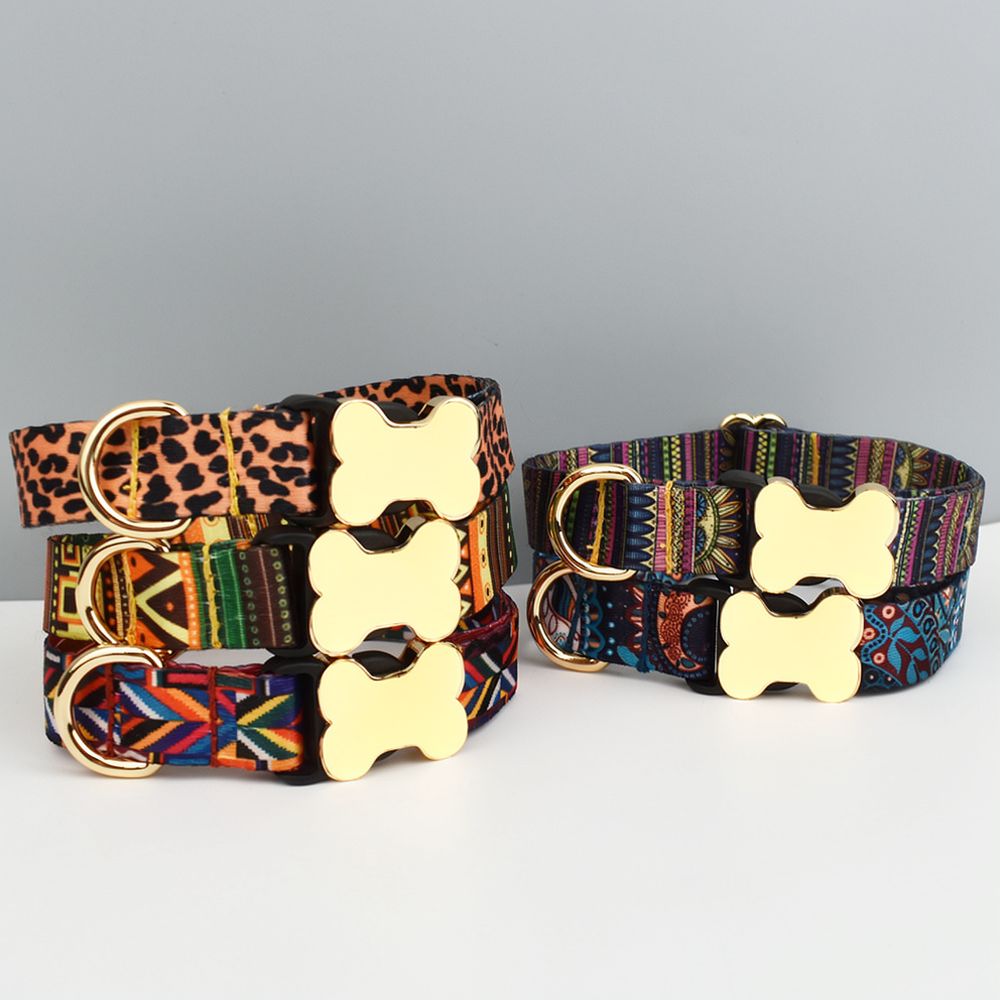 Durable Nylon Dog Collar Ethni - Ethnic Fashion Walk ulasan dan harga