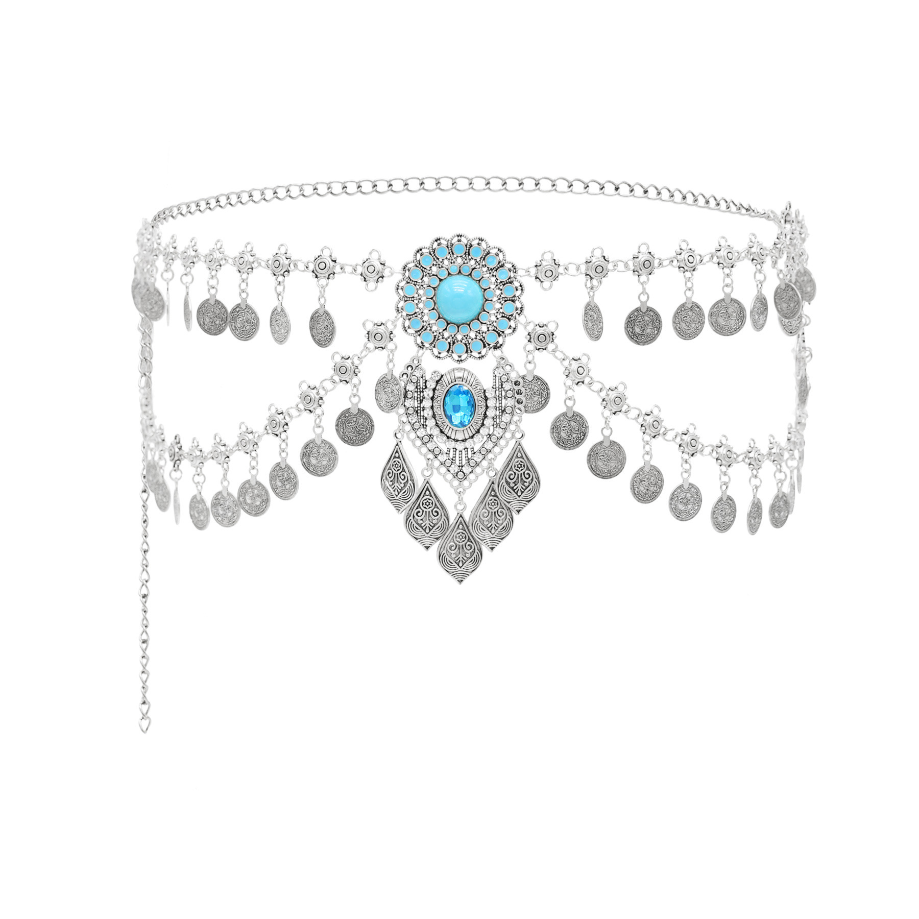 New Bohemian Coin Tassels Faux - Ethnic Boho Fashion ulasan dan harga