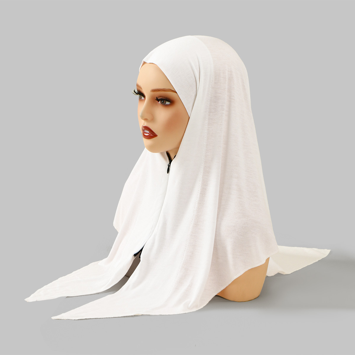 Zipper Design Muslim Hijab Sol - Ethnic Fashion Designer ulasan dan harga