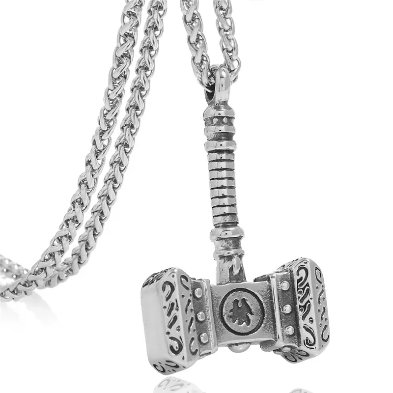 Thor Hammer Necklace NORRON Su - Ethnic Fashion World ulasan dan harga