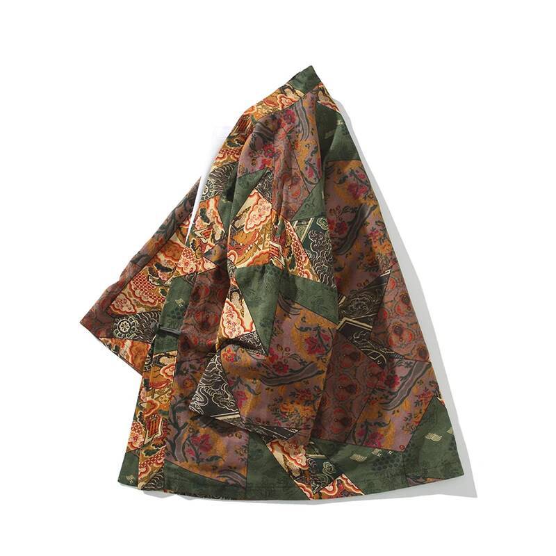 Ethnic Style Print Yukata Men  - Ethnic Fashion Style ulasan dan harga