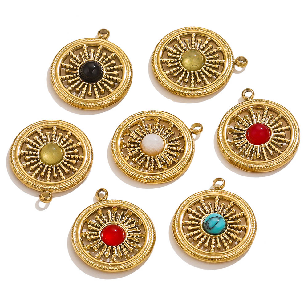 4pcs Stainless Steel Flower Fa - Ethnic Boho Fashion ulasan dan harga