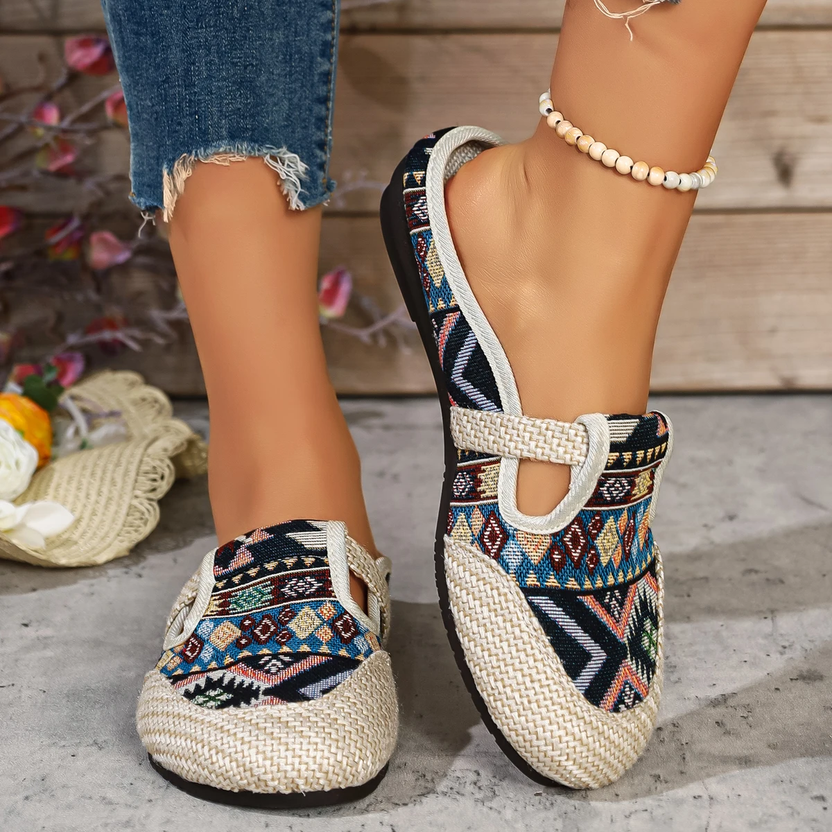 Women's Ethnic Style Slippers  - Ethnic Fashion Walk ulasan dan harga