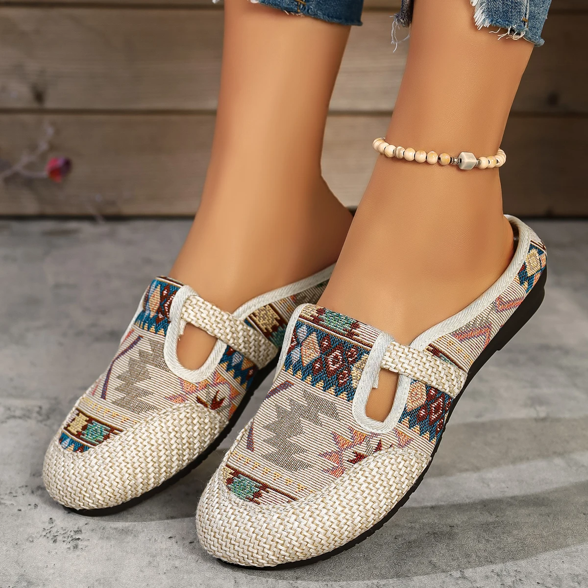Women's Ethnic Style Slippers  - Ethnic Fashion Walk ulasan dan harga