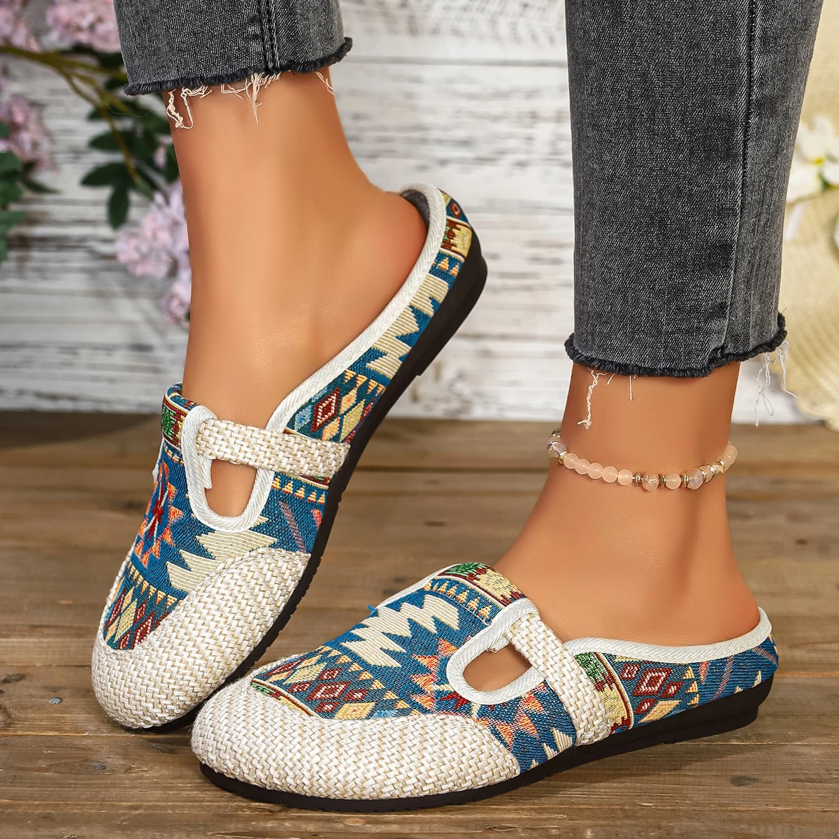 Women's Ethnic Style Slippers  - Ethnic Fashion Walk ulasan dan harga